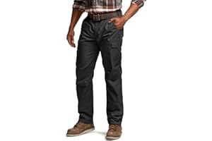 CQR Men's Winter Tactical Cargo Pants, Thermal Fleece Lined Outdoor Snow Ski Hiking Work