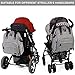 Large Diaper Bag Backpack Multifunction Travel Back Pack for Mom and Dad, Stylish Baby Nappy Bags with Changing Pad, Insulated Pocket and Stroller Straps, Grey