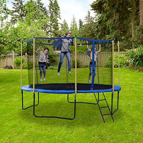 GBU Trampoline with Safety Enclosure Net 6FT 8FT 10FT 12FT Indoor
