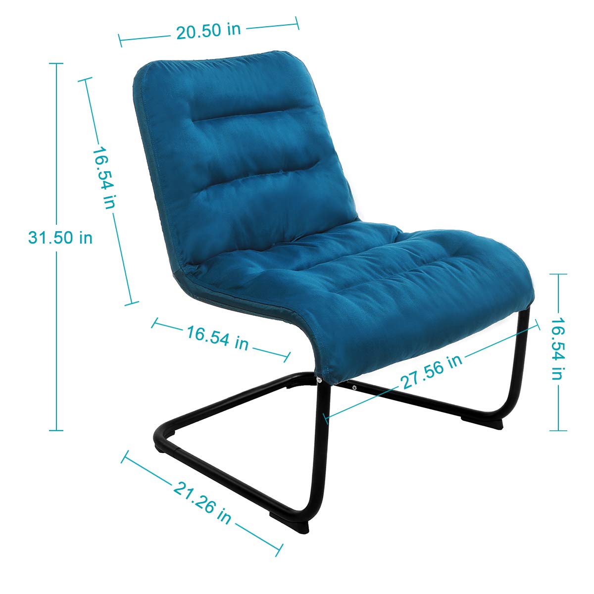 Zenree Comfortable Bedroom Chairs Folding Reading Chair