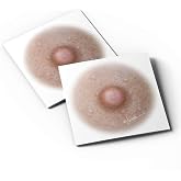 Breast Cancer Areola Temporary Tattoos, Fitzpatrick Colors 1-5, 1.5 inch, 5 pairs (Fitzpatrick #2)