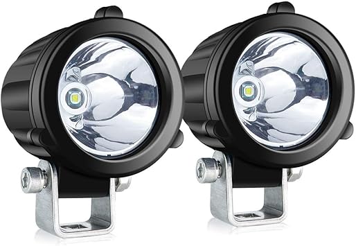 4wdking spot led luces de conduccion 2 pulgadas redondas led 2 unids 20w lampara de trabajo fuera de carretera impermeable para motocicleta atv race