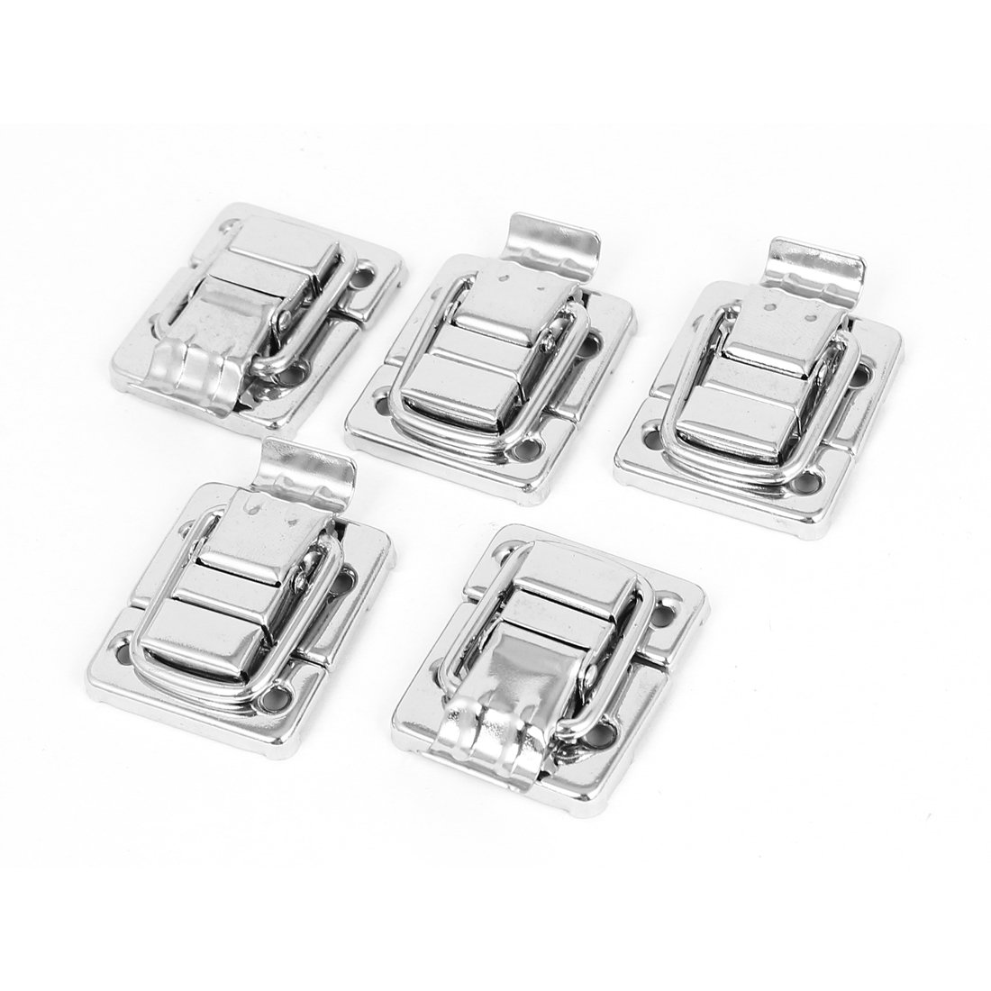 Sourcingmap Suitcase Boxes Chests Trunk Lock Toggle Latch Catch Silver Tone 5pcs