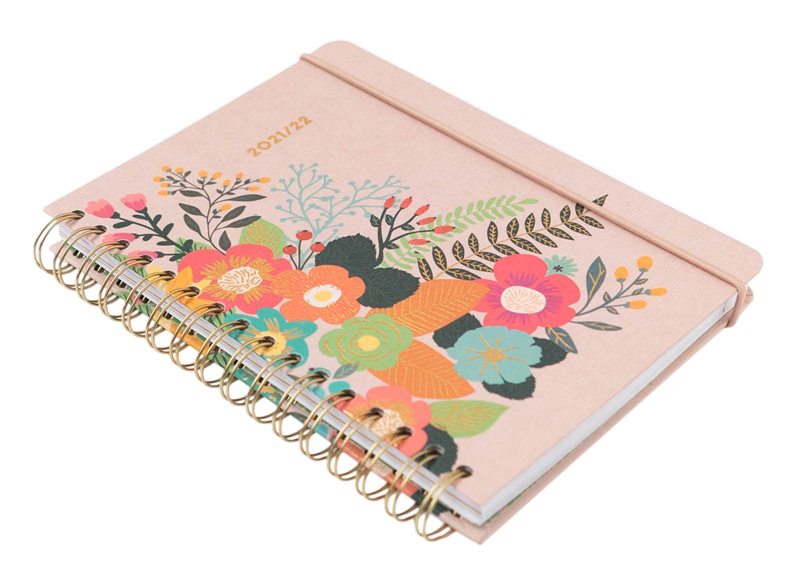 Kokonote: Official Blummen Academic Diary 2021-2022 A5 Week To View - 12 Months Mid Year Diary August 2021 - July 2022