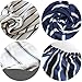 BOBIBI Women's Blouse Off Shoulder Striped Summer Casual Shirt Tops