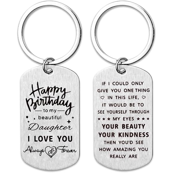 ENGZHI To My Bonus Daughter Gifts - Life Gave Me The Gift Of