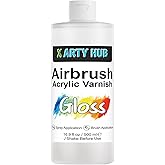 X ARTY HUB Acrylic Varnish Gloss 500 ml, Anti-Yellowing/Fading/Cracking Acrylic Paint Sealer, Waterproof, Stain & Moisture Re