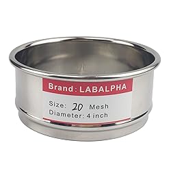 LABALPHA 20 Mesh Lab Sieves, Test Sieve #20