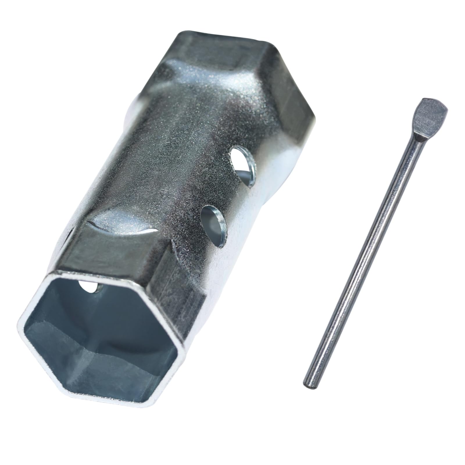 Photo 1 of Ctuoptuo 49057 & PT49057 Dual Head Hex Socket Wrench Removal Tool, For Screw-in Water Heater Element, 1-1/2 Inch and 1-7/8 Inch Hex