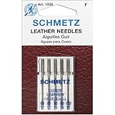 SCHMETZ Leather (130/705 HLL / 15X2NTW) Sewing Machine Needles - Carded - Assorted