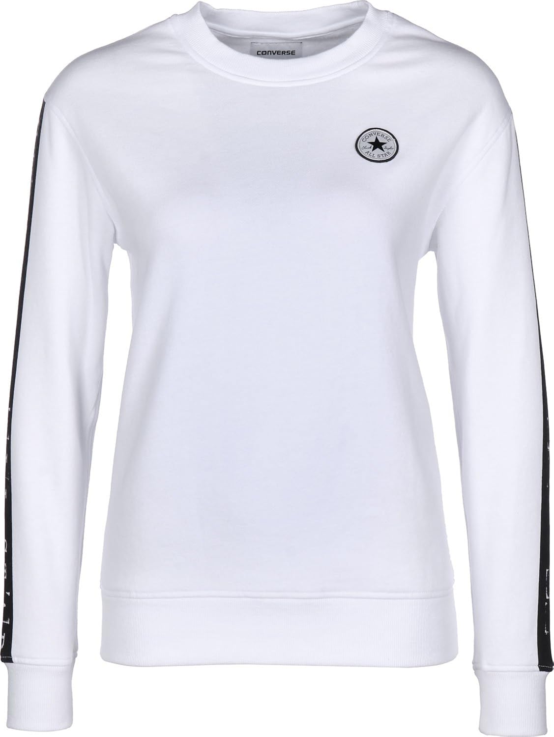 converse white sweatshirt