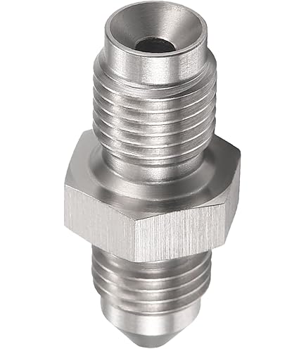 Brake Line Thread Adapter, Male 3/8" X 24 Bubble, Female 3/8" X - Foto 6