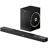 ULTIMEA 3.1.2ch Sound Bar with Dolby Atmos, Surround Sound System for TV with 6.5 inch Subwoofer, Sound Bar for Smart TV, Sou