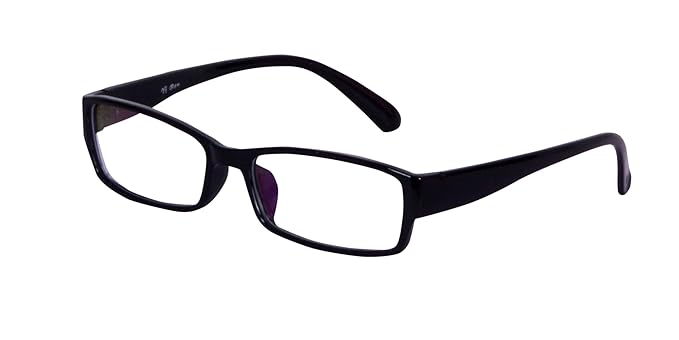 black frame eyewear