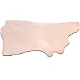 Hand and Leather Craft - Veg Tan Leather 2/3 oz (0.8-1.2 mm) A Grade Tooling Leather Hide -Import Tooling Full Grain Vegetable Tanned Leather, Carving, Tooling, Molding, Dyeing (6-8 Sqft)