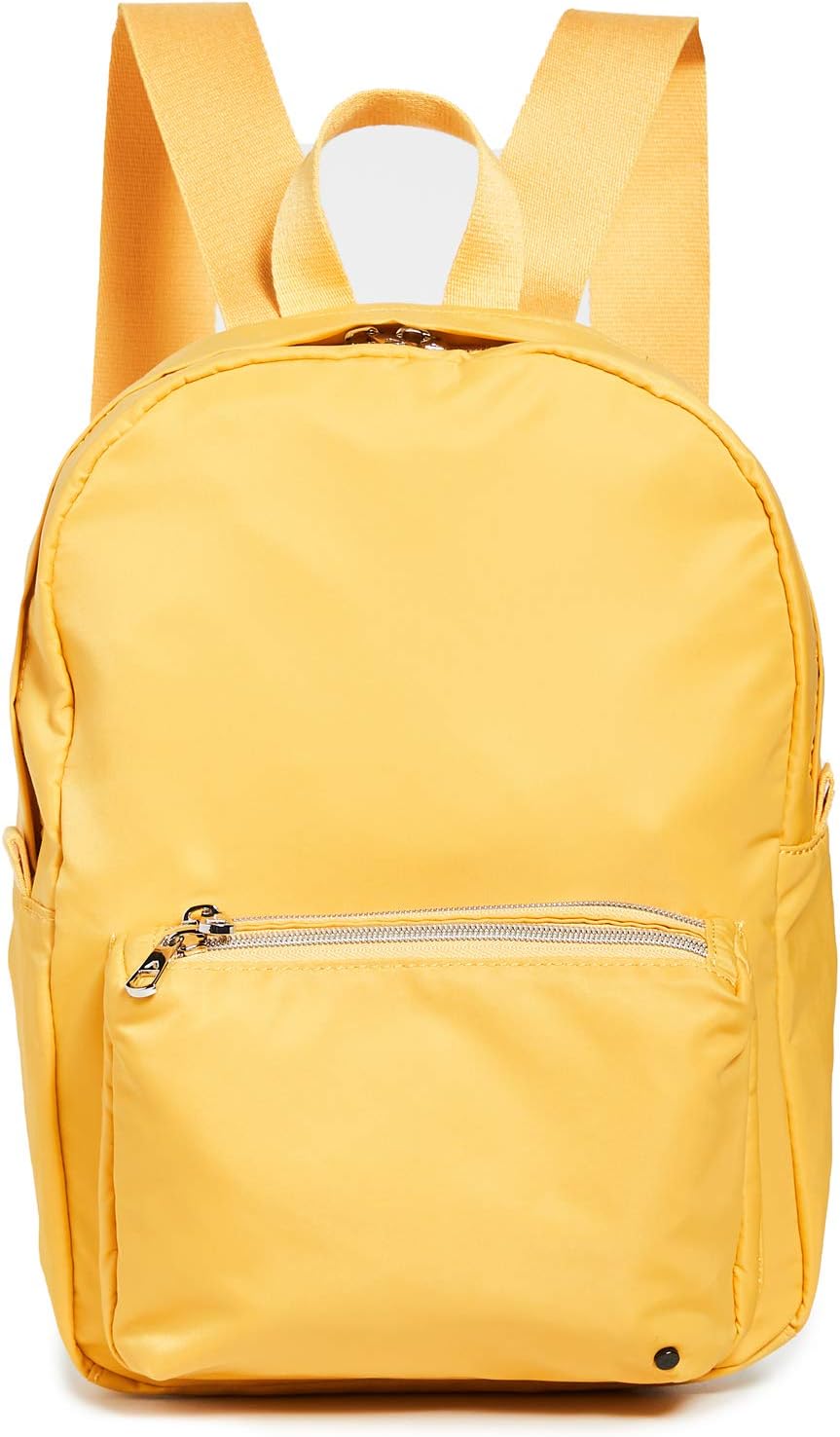 mustard yellow mini backpack
