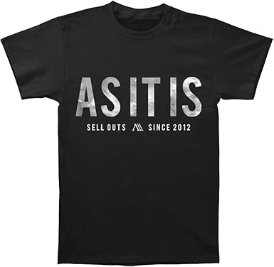 Amazon Com As It Is Men S Sell Out T Shirt Black Clothing