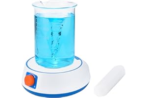 +UXI Mini Magnetic Stirrer Mixer Maximum Processing Capacity 2000ml Speed Range 60-2400rpm with Magnetic Stirrer Bar