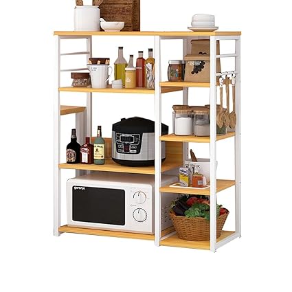 Amazon Com Absjp Kitchen Shelf Floor Storage Rack Spice Rack