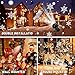 Snowflake Projector Lights - 16 Slides Home Lights Projector Christmas Projector Lamp with Remote Control, Waterproof LED Projector Landscape Projector for Outdoor Xmas Birthday Valentine's Day