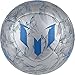 adidas Performance Messi Soccer Ball, Silver Metallic Grey/Shock Blue/Vista Grey, Size 1