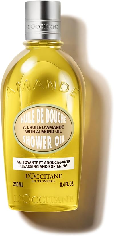 L'Occitane Almond Shower Oil 250ml Moisturising Nourishing Vegan Biodegradable