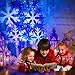LED Projector Lights Christmas Decorations Snowflake Waterproof Landscape Spotlight for Valentine's Day Birthday Wedding Theme Party Garden Home Outdoor Indoor Decor (Blue)