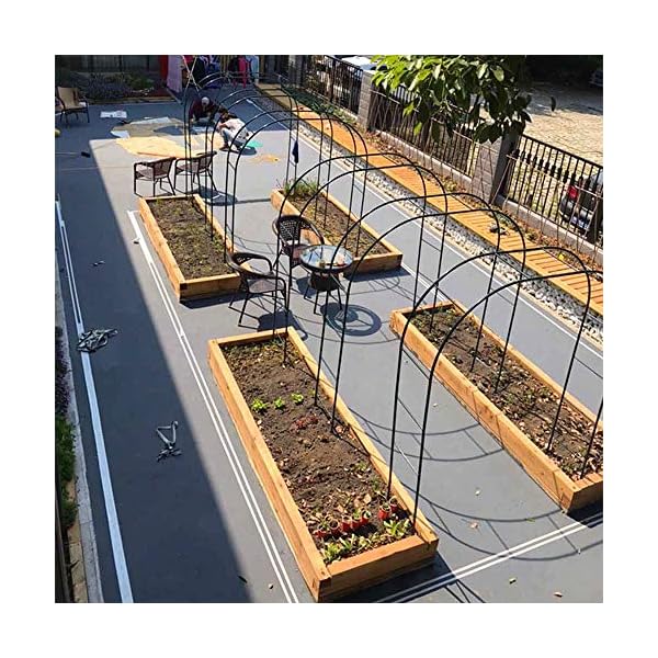 LYBC Gartenbogen Metall Rosenbogen Für Verschiedene Kletterpflanzen Und Weinreben,Torbogen Rankgitter Pergola Spalier… – Bild 3