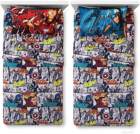 Marvel Avengers Kids Twin Bedding Sheet Set