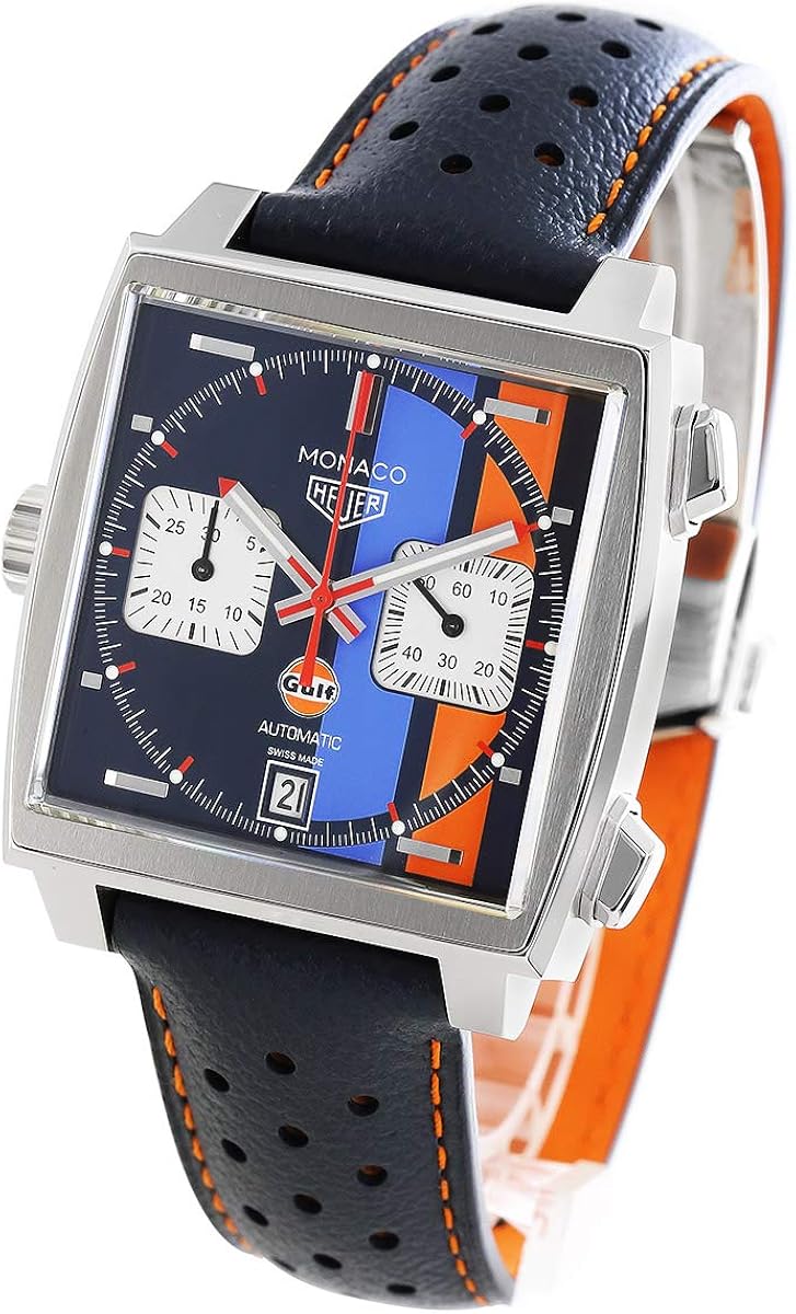 タグホイヤー モナコ キャリバー11 ガルフ スペシャルエディション クロノグラフ メンズ Caw 211r Fc6401 並行輸入品 メンズ腕時計 腕時計 通販 Amazon