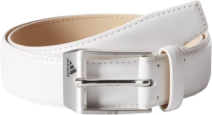 Amazon.com: adidas Golf Performance Belt, White, 30-Inch: Clothing