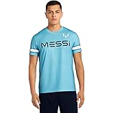 Messi Mens Mesh Tee, Lifestyle Short Sleeve T-Shirt, Standard Fit with Graphic