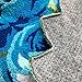 USTIDE Blue Rose Area Rug Antiskid Carpet/Area Rug Kids Rug