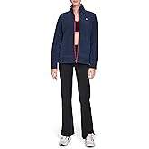 Tommy Hilfiger Womens Polar Fleece Stand Collar Full Zip Jacket