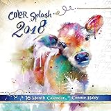 Color Splash Connie Haley 2018 Wall Calendar by 