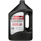 Mercury 25W-40 4-Stroke Synthetic Blend Marine Engine Oil, 1 Gallon - 8M0078630