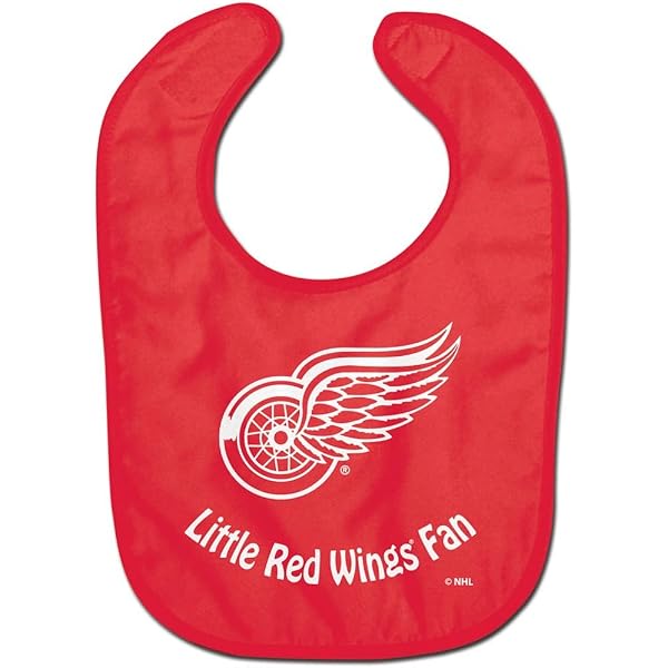 Newborn Detroit Red Wings 3-Piece Creeper Set - 100% Cotton Baby Boy Outfit