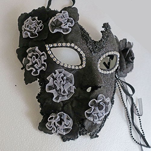 ZjpMask Flower Masquerade Full Face Lace Women Eye Mask for