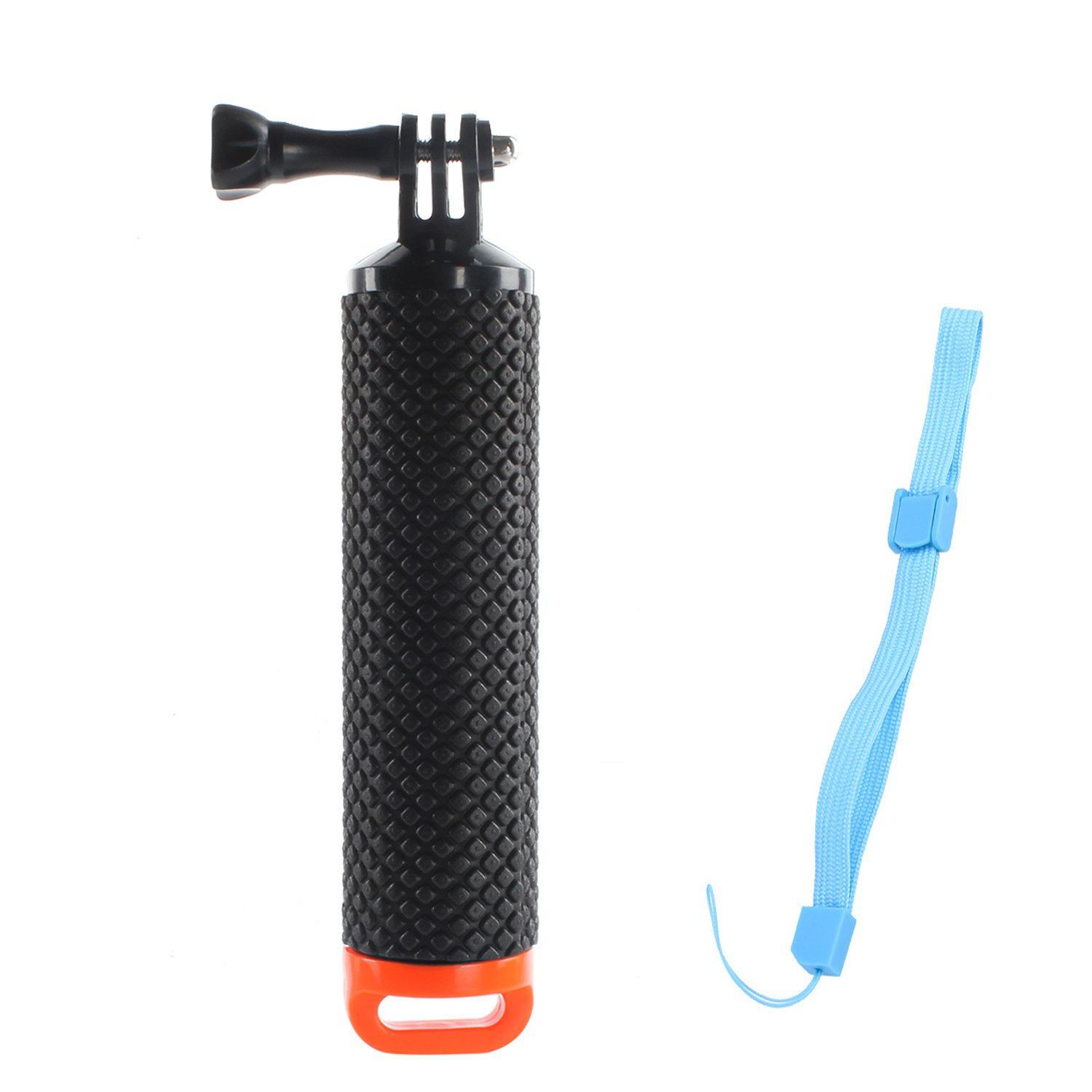 Geila Waterproof Floating Hand Grip Tripod Stick Handle Mount Accessories Water Sport Pole with Thumb Screw and Adjustable Wrist Strap