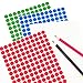 eBoot 3/ 8 Inch Round Dot Stickers Color Coding Labels, 10 Different Colors Dot Labels, 10 Sheets