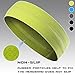 Panija Non-Slip Yoga, Sport, Cooling Headbands That Can Absorb Sweat and Which Has A Very High Elasticity, Useful for Fitness, Gym, Great for Women and Men (Green)