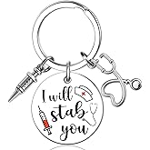 YINSSA Medical Assistant Gifts Keychains Cool Gifts For Nursing Students Nurses Appreciation Gift Nurse Practitioner Medical Assistant Cool Nursing Student Christmas Gift Keychain
