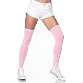 Leegmvse Women Thigh High Socks Long Knee High Stockings Leg Warmers Cotton Over the Knee Socks Cosplay Sock Daily Wear