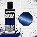 Peacock Blue Hair Color, Demi-Permanent 4 oz by RAW. Veggie-Based, Scented, Long-Lasting Temporary Hair Dye that Lasts 3 to 6 Weeks. Never Tested on Animals