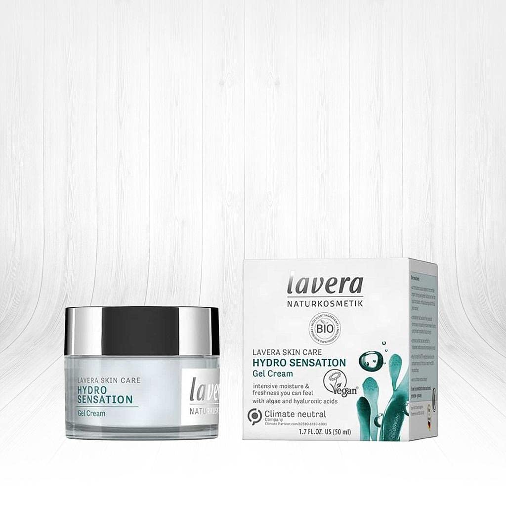 lavera Hydro Sensation Cream Gel ✔ Organic Algae & Natural Hyaluron Acids ✔ Natural Cosmetics ✔ Vegan ✔ certified ✔ 50ml