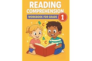 Reading Comprehension Workbook for Grade 1: Worksheets with Questions and Main Idea Skills for Homeschool or Classroom
