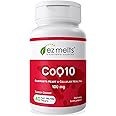 EZ Melts Dissolvable CoQ10 Supplement 100 mg, Sugar-Free, 2-Month Supply