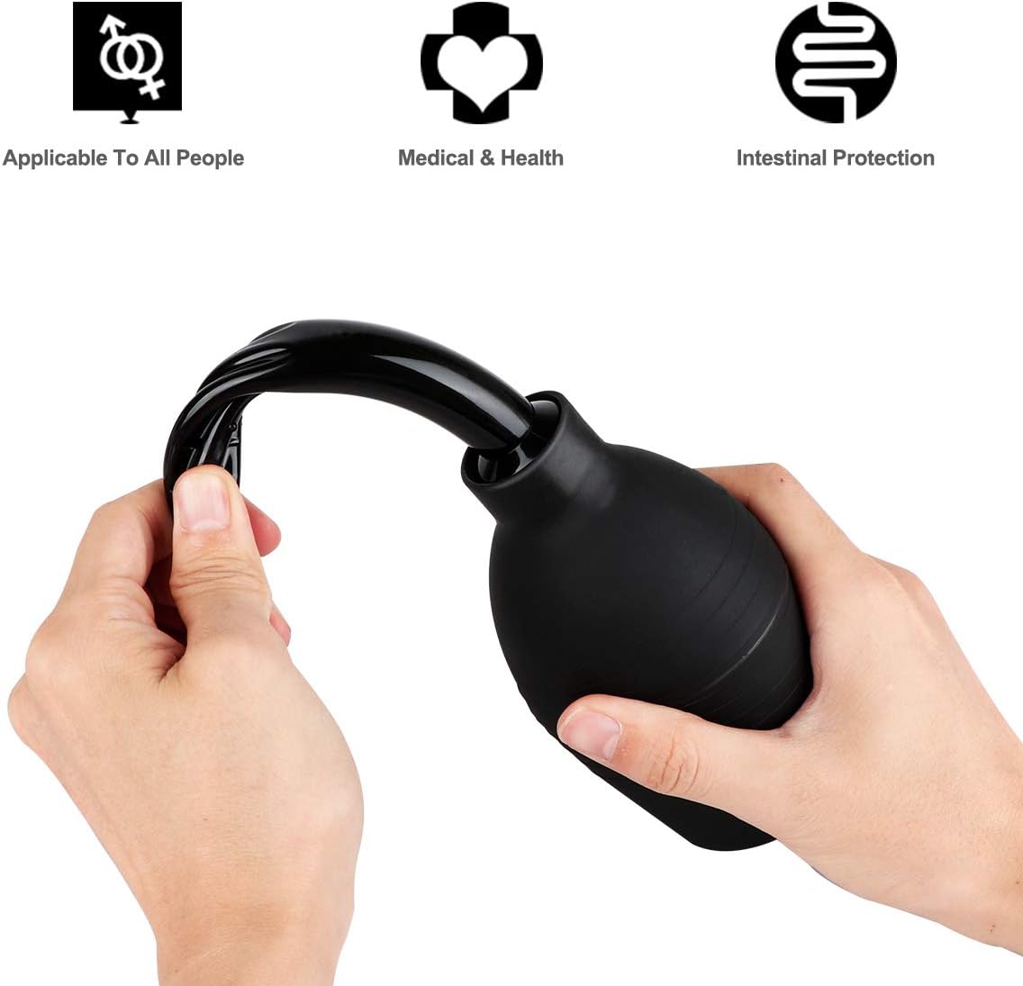 RANEU Enema Bulb Kit with Lube, Anal Douche Superior Materials Douche for Men Women Made of Comfortable Silicone: Health & Personal Care