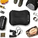 Flintronic Camping Pillows 2Pack Inflatable Neck Support Ultralight Blue Black view 9