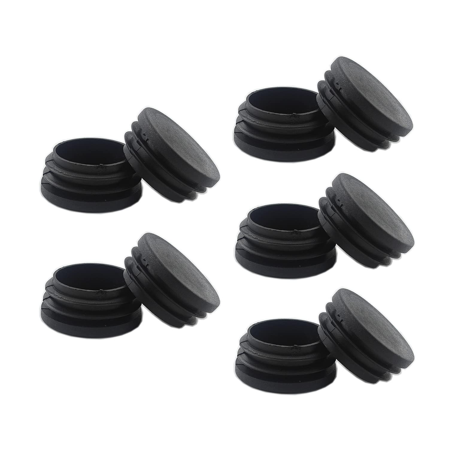 Photo 1 of 10PCS Round Plastic Plug,ULIFESTAR Pipe Tubing End Cap, Round Plastic Tubing Plug,Durable Chair Glide for Chair Table Stool and Furniture Leg,Pipe,Plastic Hole Plug,Tube Pipe Hole Diameter 38mm/1.5''